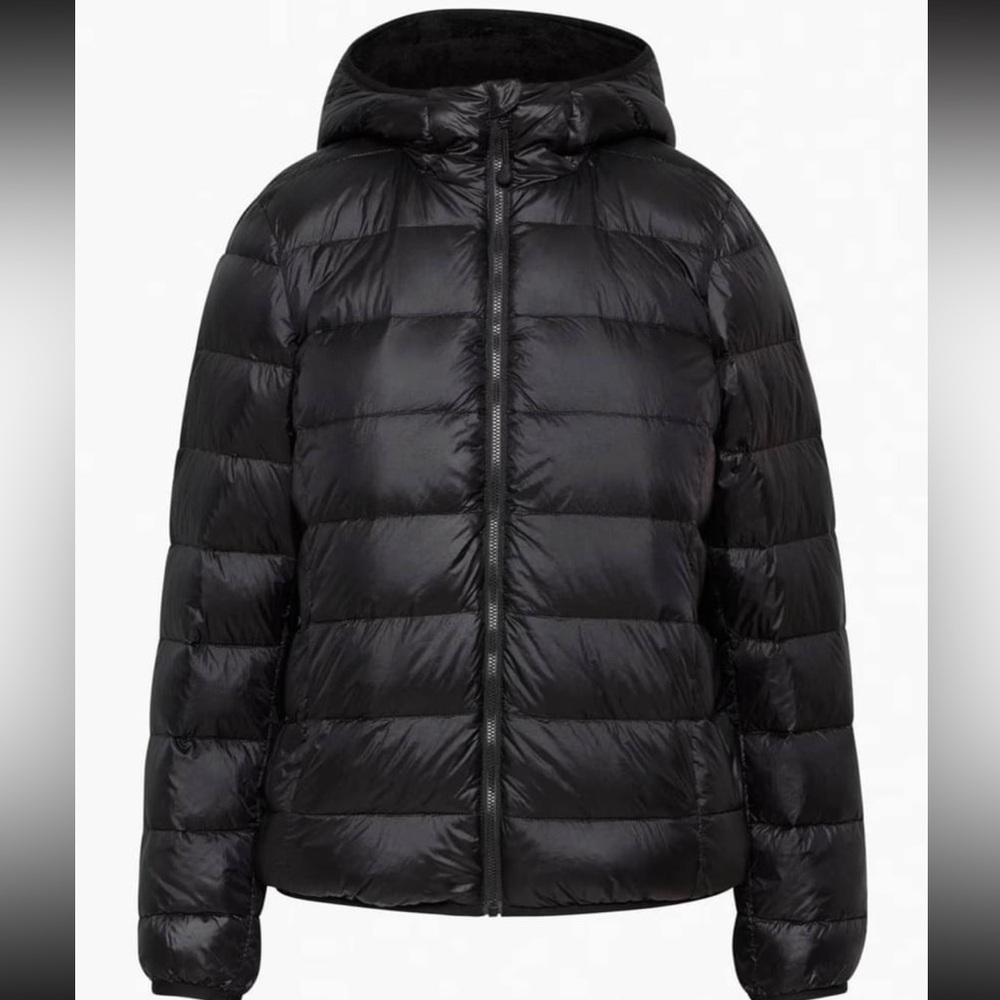 Gently used TNA Black Fuzzy Little Puff Large